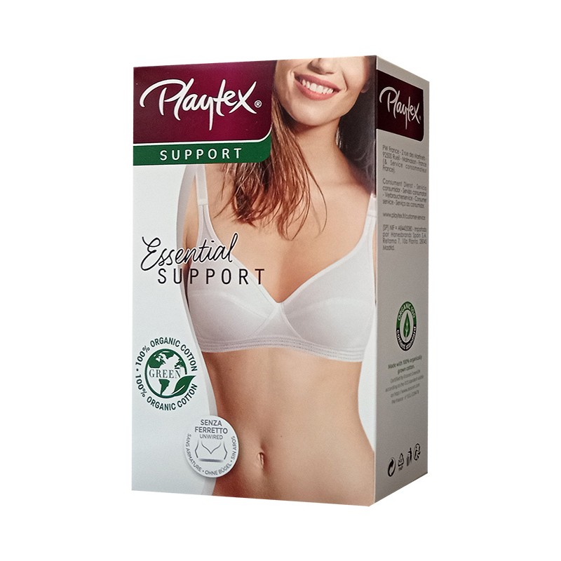 Playtex Essential Support 100% organic cotton unwired bra - Paola