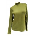 Boglietti Kristal women's cotton long sleeves mock neck sweater