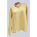 Ragno women's wool long sleeves V neck pullover