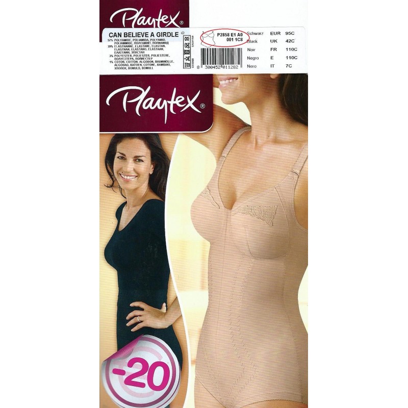 Body Playtex regina Of Check 2858 2859 Modeling without Underwire 