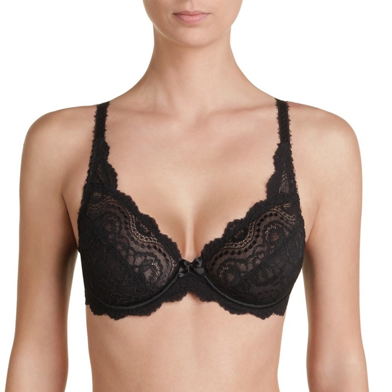 Playtex Essential Elegance balconette wired floral lace bra - Paola Fiorini