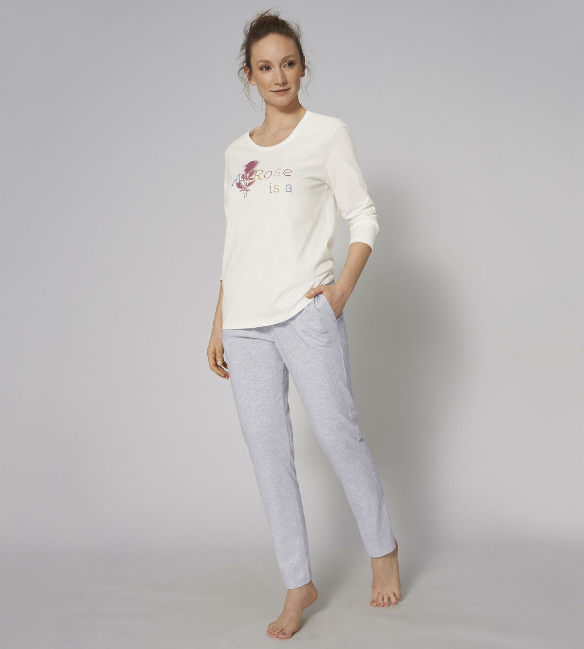 Triumph Sets 100% Cotton women Fiorini Paola winter pajamas 