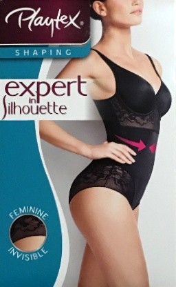 Playtex Expert Silhouette Body Shaper Container Sheath Lace Underwrap